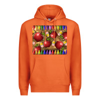 Carrot Teacher Crayons And Apples Premium Hoodie - LillyAllenDesigns