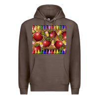 Coffee Teacher Crayons And Apples Premium Hoodie - LillyAllenDesigns