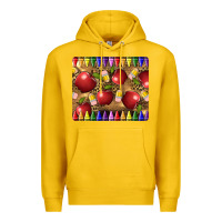 Lemon Teacher Crayons And Apples Premium Hoodie - LillyAllenDesigns