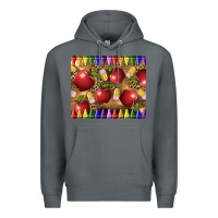 Rock Teacher Crayons And Apples Premium Hoodie - LillyAllenDesigns