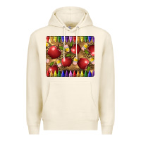 Tofu Teacher Crayons And Apples Premium Hoodie - LillyAllenDesigns