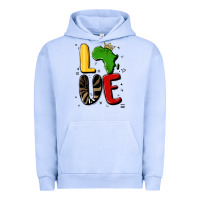 Pigment Grape Ice africa love Urban Hoodie - MaliasSmallBusiness
