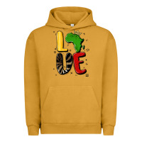 Pigment Peanut Butter africa love Urban Hoodie - MaliasSmallBusiness