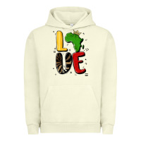 Pigment Pistachio africa love Urban Hoodie - MaliasSmallBusiness