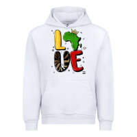White africa love Urban Hoodie - MaliasSmallBusiness