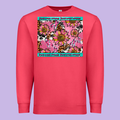 Breast Cancer Awareness Premium Sweatshirt Designed By Adodesignshop