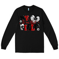 Black my heart is on that field soccer Long Sleeve Tee - MaliasSmallBusiness