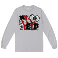 Moon Dust my heart is on that field soccer Long Sleeve Tee - MaliasSmallBusiness