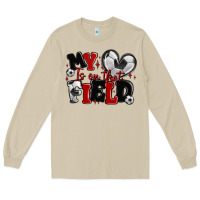 Mushroom my heart is on that field soccer Long Sleeve Tee - MaliasSmallBusiness