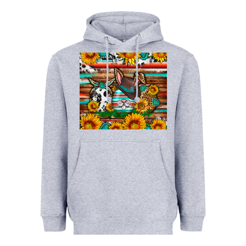 Easter Eggs Sunflower Gemstone Tumbler Easter Day Heavyweight Hoodie by Neo Western | Teevron