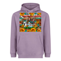 Lavender Easter eggs sunflower gemstone tumbler Easter Day Heavyweight Hoodie - Neo Western