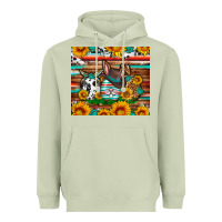 Matcha Easter eggs sunflower gemstone tumbler Easter Day Heavyweight Hoodie - Neo Western