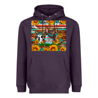 Plum Easter eggs sunflower gemstone tumbler Easter Day Heavyweight Hoodie - Neo Western