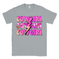 Heather Grey cowgirl cowgirl lightning bolt Classic Tee - Zillion Design Studio