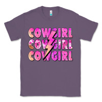 Lavender cowgirl cowgirl lightning bolt Classic Tee - Zillion Design Studio