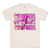 Natural cowgirl cowgirl lightning bolt Classic Tee - Zillion Design Studio