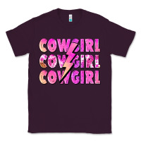 Plum cowgirl cowgirl lightning bolt Classic Tee - Zillion Design Studio