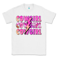 White cowgirl cowgirl lightning bolt Classic Tee - Zillion Design Studio