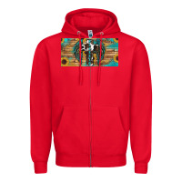 Red Blessed cros sunflowers Zipper Hoodie - RanaPortraitStore