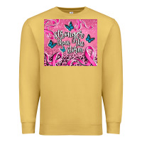 Antique Gold stronger than the stormcancer Premium Sweatshirt - AdoDesignShop
