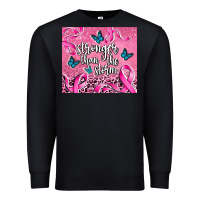 Black stronger than the stormcancer Premium Sweatshirt - AdoDesignShop