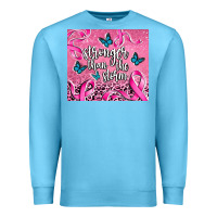 Ocean Blue stronger than the stormcancer Premium Sweatshirt - AdoDesignShop