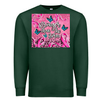 Sports Green stronger than the stormcancer Premium Sweatshirt - AdoDesignShop