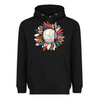 Black volleyball sunflower Heavyweight Hoodie - HRA Design Shop