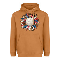 Meerkat volleyball sunflower Heavyweight Hoodie - HRA Design Shop