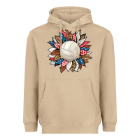 Mushroom volleyball sunflower Heavyweight Hoodie - HRA Design Shop