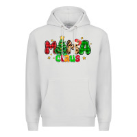 Dove Grey mama claus Premium Hoodie - NancyCooperArtShop