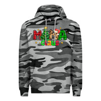 Slate Camo mama claus Premium Hoodie - NancyCooperArtShop