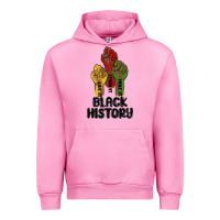 Fuchsia Pink black history malia Urban Hoodie - MaliasSmallBusiness