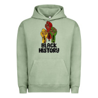 Pigment Oil Green black history malia Urban Hoodie - MaliasSmallBusiness