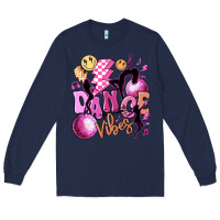 Navy dance vibes Long Sleeve Tee - MaliasSmallBusiness