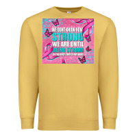 Antique Gold pink ribbon cancer Premium Sweatshirt - AdoDesignShop