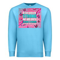 Ocean Blue pink ribbon cancer Premium Sweatshirt - AdoDesignShop