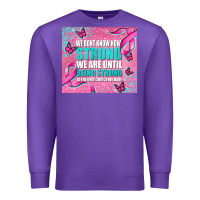 Purple pink ribbon cancer Premium Sweatshirt - AdoDesignShop
