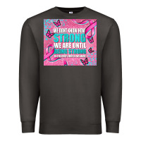 Smoke pink ribbon cancer Premium Sweatshirt - AdoDesignShop
