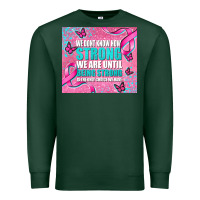 Sports Green pink ribbon cancer Premium Sweatshirt - AdoDesignShop