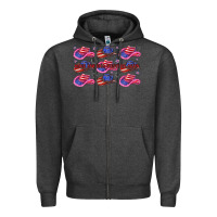 Charcoal Heather make america western again Zipper Hoodie - texasbilliewilder