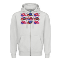 Dove Grey make america western again Zipper Hoodie - texasbilliewilder