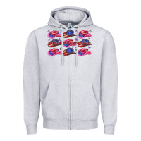 Heather Grey make america western again Zipper Hoodie - texasbilliewilder
