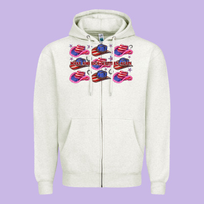 Zipper Hoodie make america western again