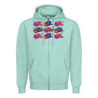 Seafoam make america western again Zipper Hoodie - texasbilliewilder