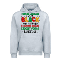 Heather Grey black  lifetime Urban Hoodie - MaliasSmallBusiness