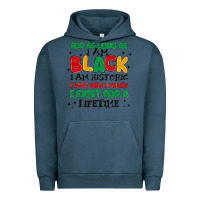 Pigment Midnight Navy black  lifetime Urban Hoodie - MaliasSmallBusiness