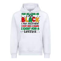White black  lifetime Urban Hoodie - MaliasSmallBusiness