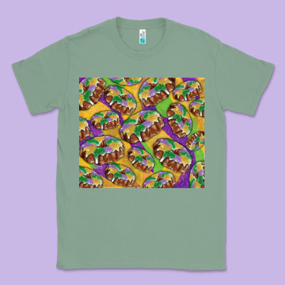 Mardi Gras King Cake Classic Tee Designed By Ranaportraitstore