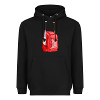 Black red bat backpack fa element Heavyweight Hoodie - FaDigitalArtStudio